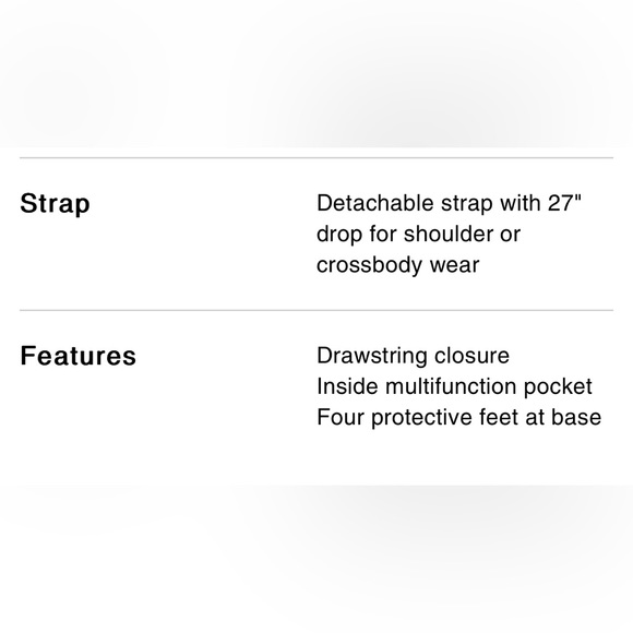 Coach Dempsey Drawstring Bucket Bag ,NWOT! - Picture 6 of 6